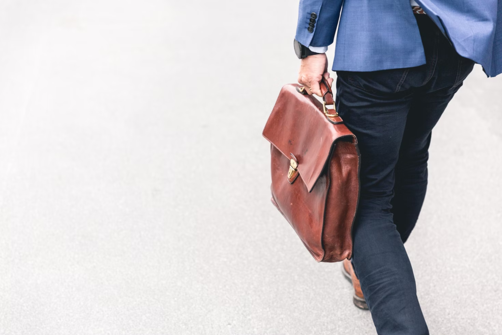 employee walking